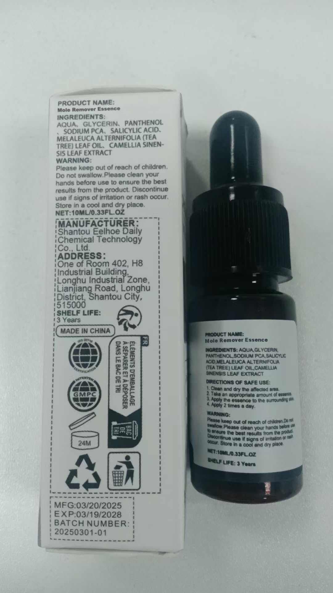 Befada Skin Mole Remover for Face & Body – Precision Dropper Serum, Fast-Acting Wart & Mole Care (10ML)