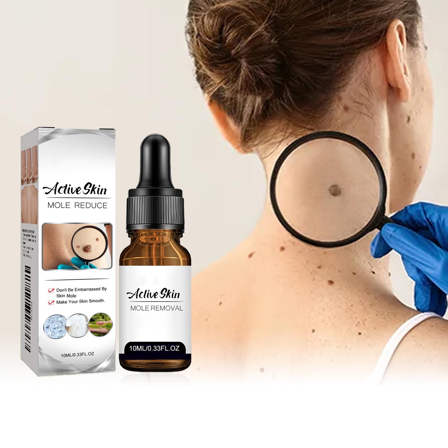 Befada Skin Mole Remover for Face & Body – Precision Dropper Serum, Fast-Acting Wart & Mole Care (10ML)