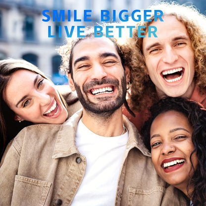 9D Sensitive Teeth Whitening Strips - Enamel-Safe, Fast Stain Removal (14 Pairs / 28 Strips)