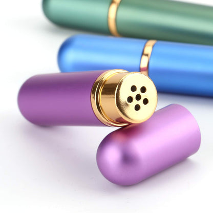 Bekith 8-Color Empty Essential Oil Nasal Inhalers – Refillable Aromatherapy Tubes (20 Wicks)