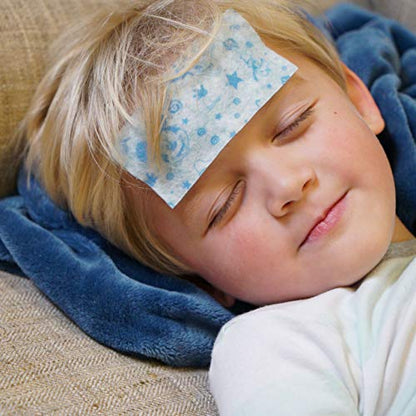 BeKOOOL Kids Gel Sheets for Fever Relief | Soft Cooling Gel Sheets (4 Count)