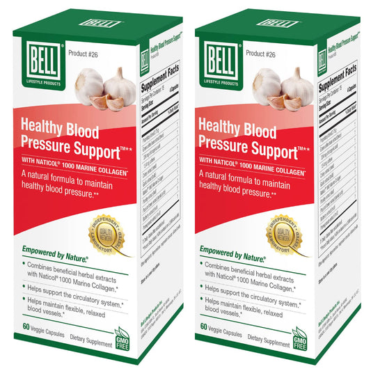 Bell Blood Pressure Formulation (60 Caps) 2-Pack BritishVita | Premium UK Vitamins & Wellness Supplements