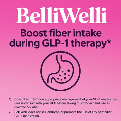 Belli Welli Fiber Supplement – Strawberry Lemonade (Organic Acacia)