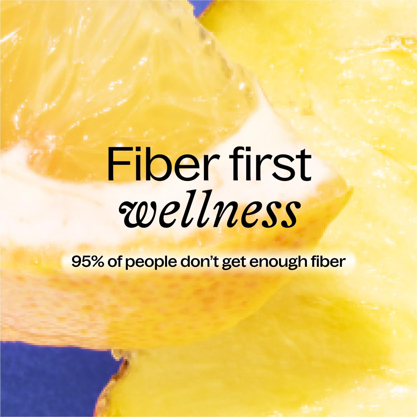 BelliWelli Fiber Supplement - Organic Acacia, Probiotics & Collagen (Tropical)