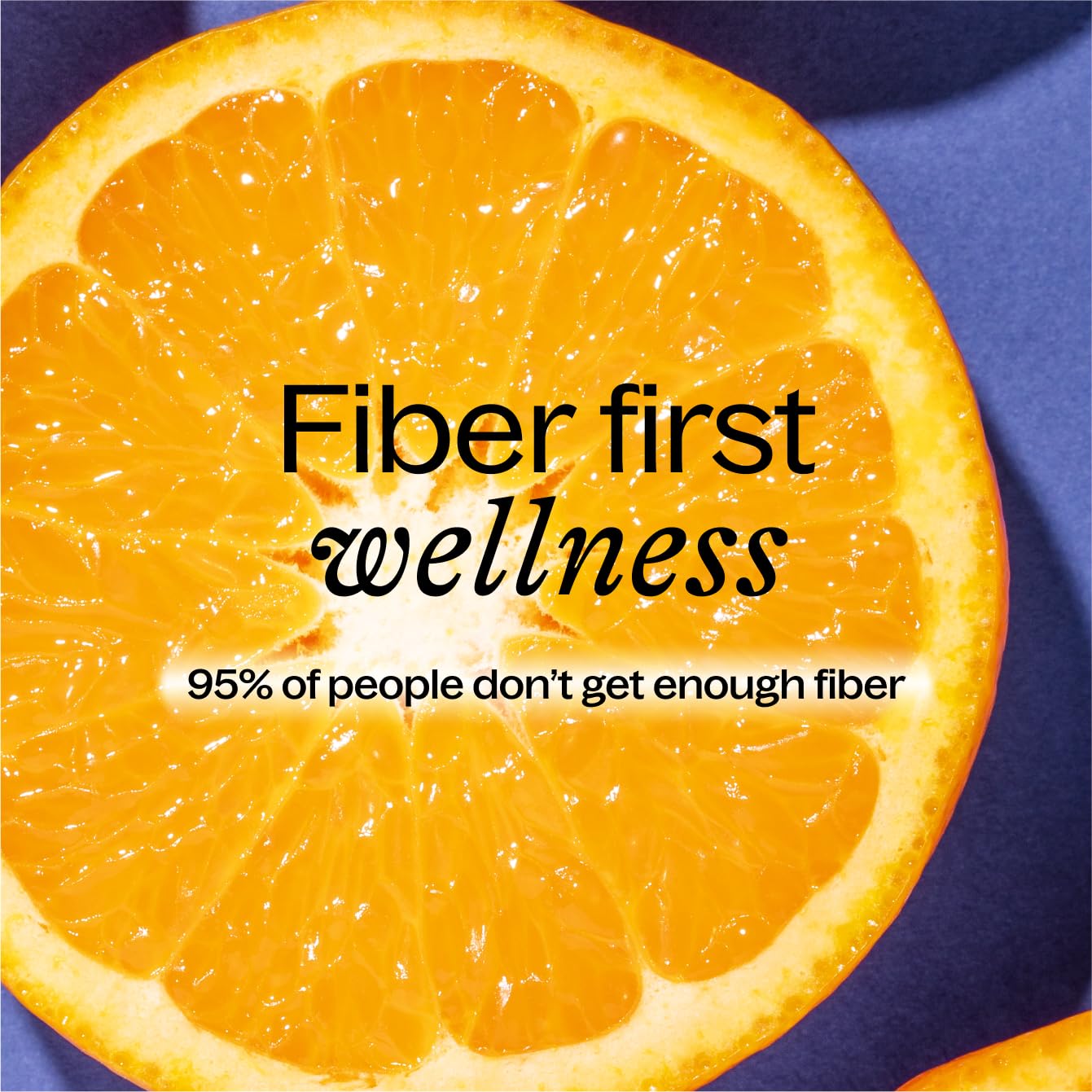 BelliWelli Fiber Supplement for Women & Men – Organic Acacia Fiber with Collagen, Electrolytes & Probiotics (Orange Yuzu)