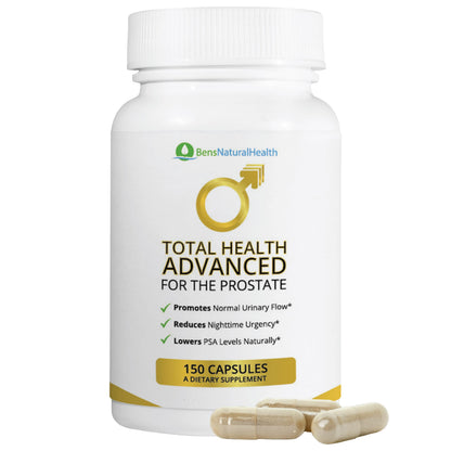Ben's Natural Health Total Health Prostate Support – 29-Ingredient Formula, 150 Capsules