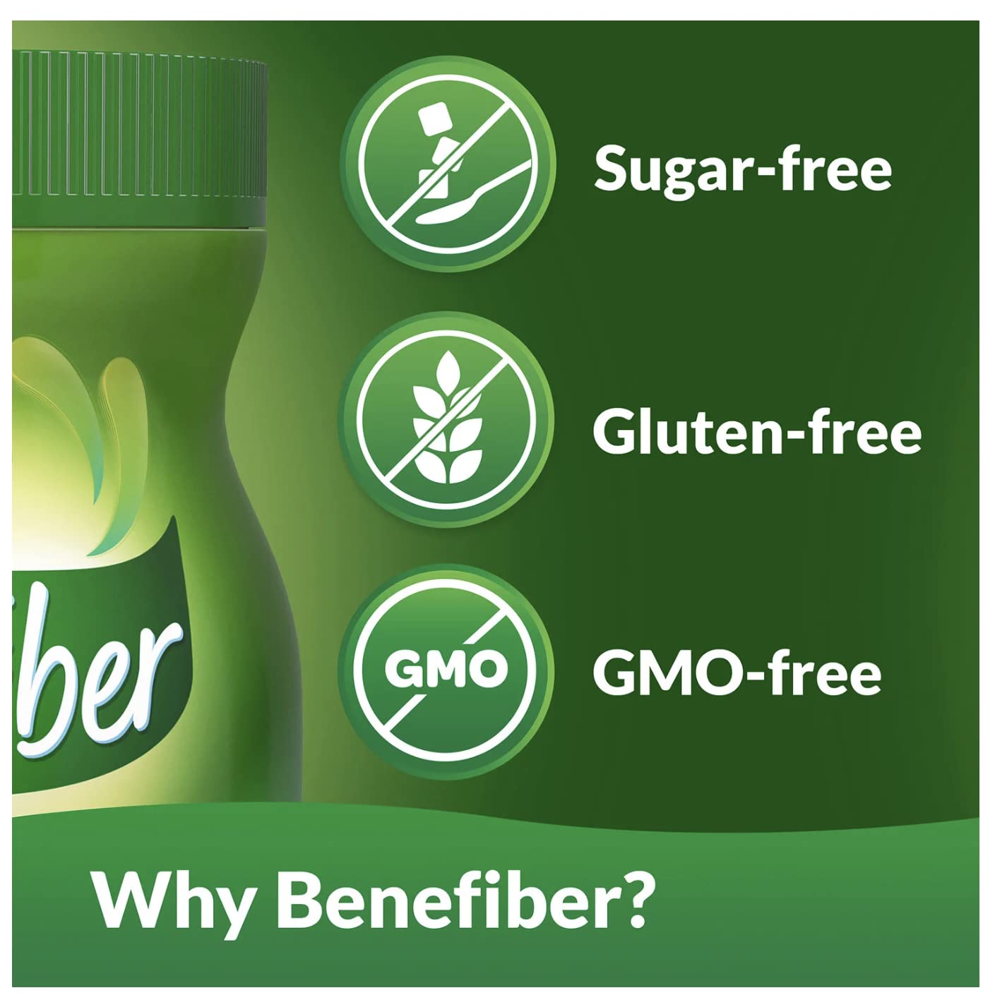 Benefiber Fiber Supplement - 760g, 190 Servings | 100% Natural