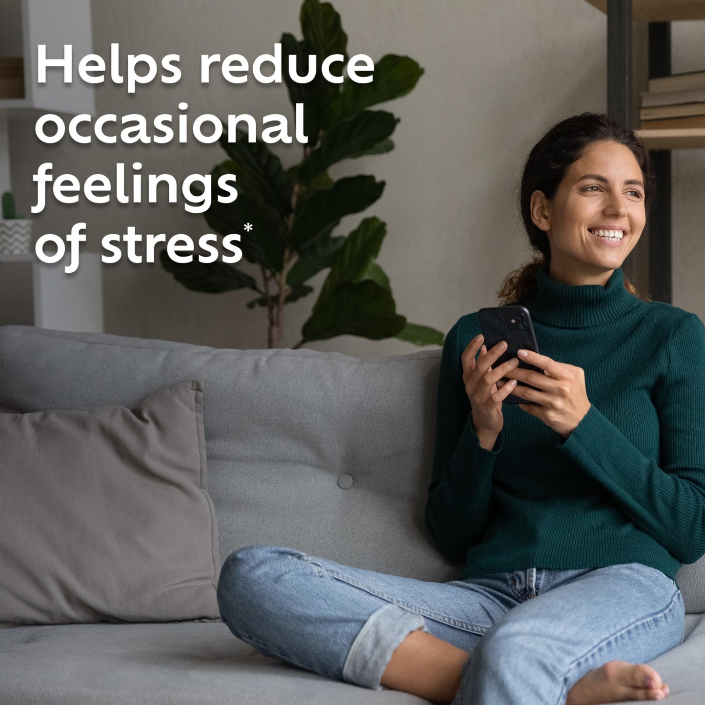 Benefiber Dual Action Biotic Plus Stress Relief – 18 Count Stick Packs | Digestive Health & Calm
