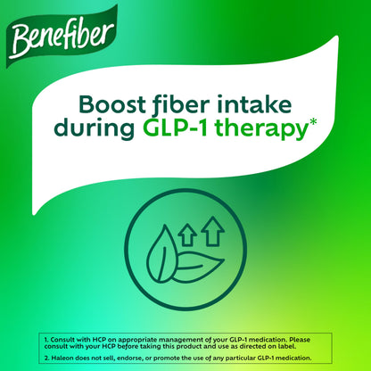 Benefiber Dual Action Biotic Plus Stress Relief – 18 Count Stick Packs | Digestive Health & Calm