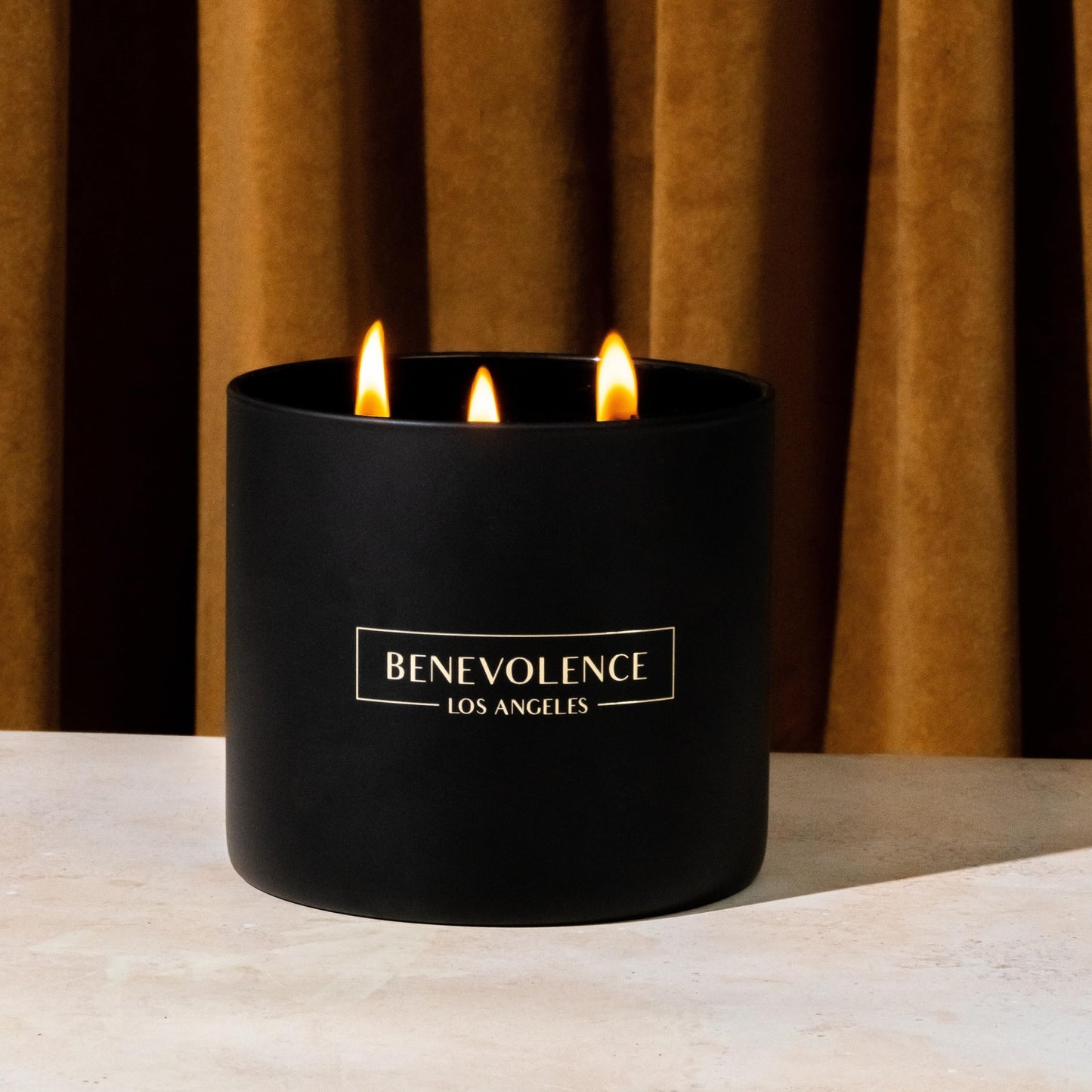 Benevolence LA 3-Wick Candle – Black Berries (Baies) – Large Christmas Scented Soy Candle | 14.5 oz, 45 Hour Burn