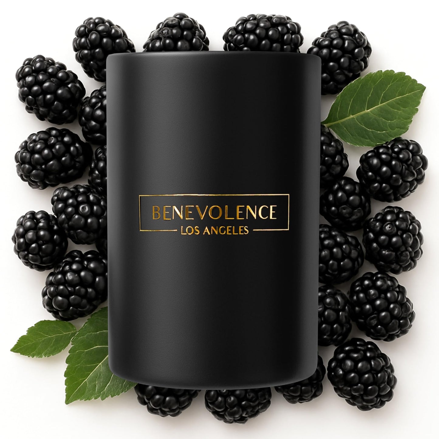 Benevolence LA Black Berries Baies Scented Candle – 10oz Soy Wax