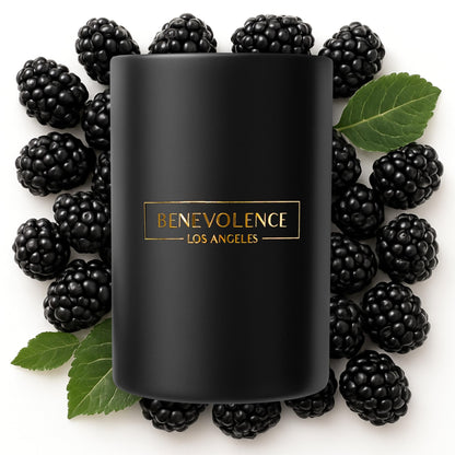 Benevolence LA Black Berries Baies Scented Candle – 10oz Soy Wax