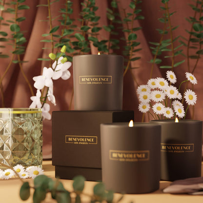 Benevolence LA Eucalyptus & Chamomile 8oz Soy Candle | Holiday Gift
