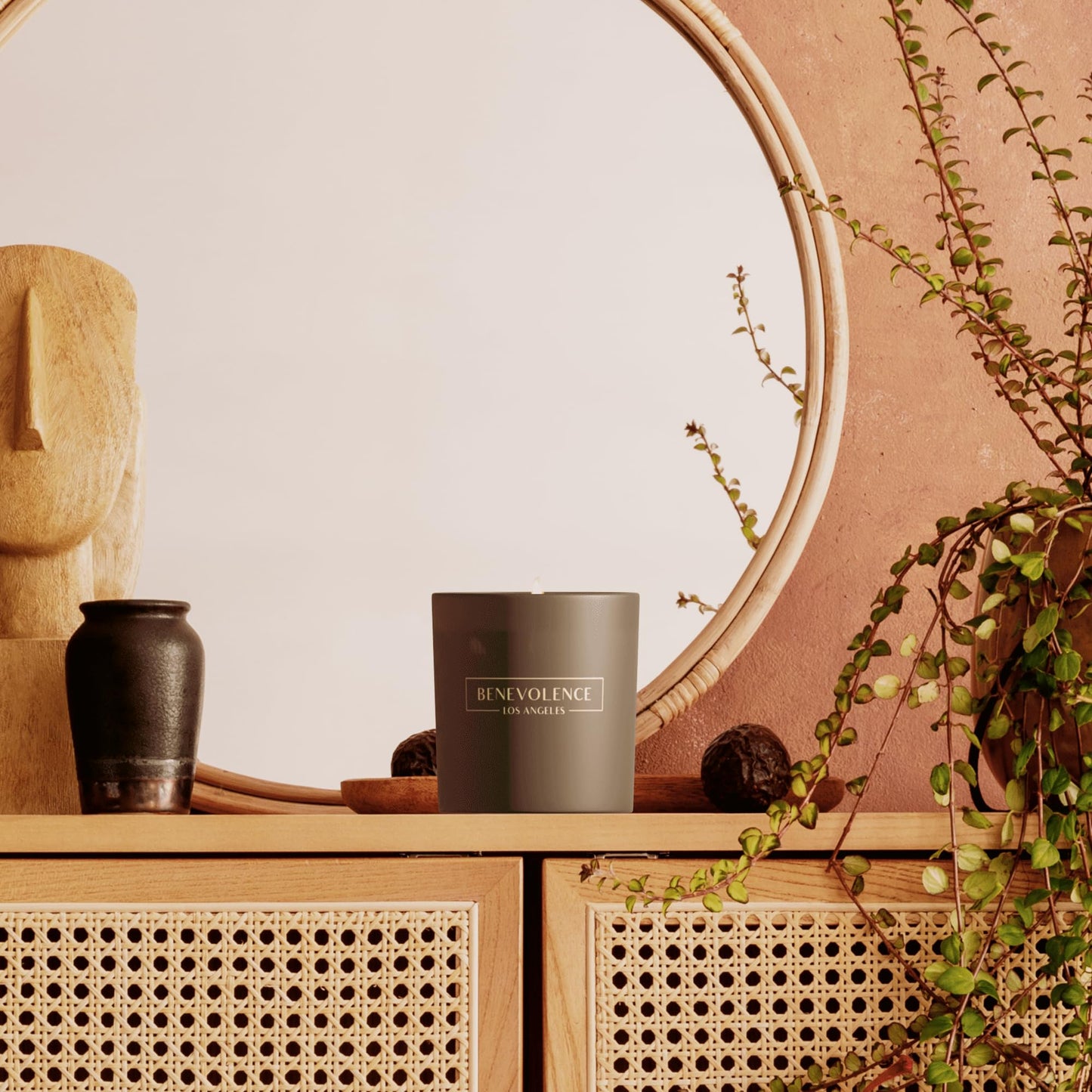 Benevolence LA Eucalyptus & Chamomile 8oz Soy Candle | Holiday Gift