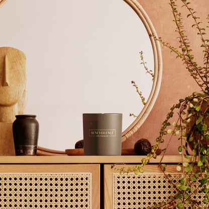Benevolence LA Eucalyptus & Chamomile 8oz Soy Candle | Holiday Gift