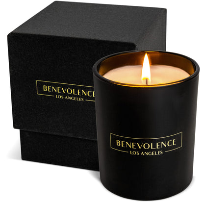 Benevolence Lavender & Lilac Soy Candle | 8oz Black Holiday