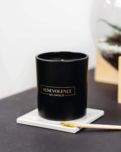 Benevolence Lavender & Lilac Soy Candle | 8oz Black Holiday