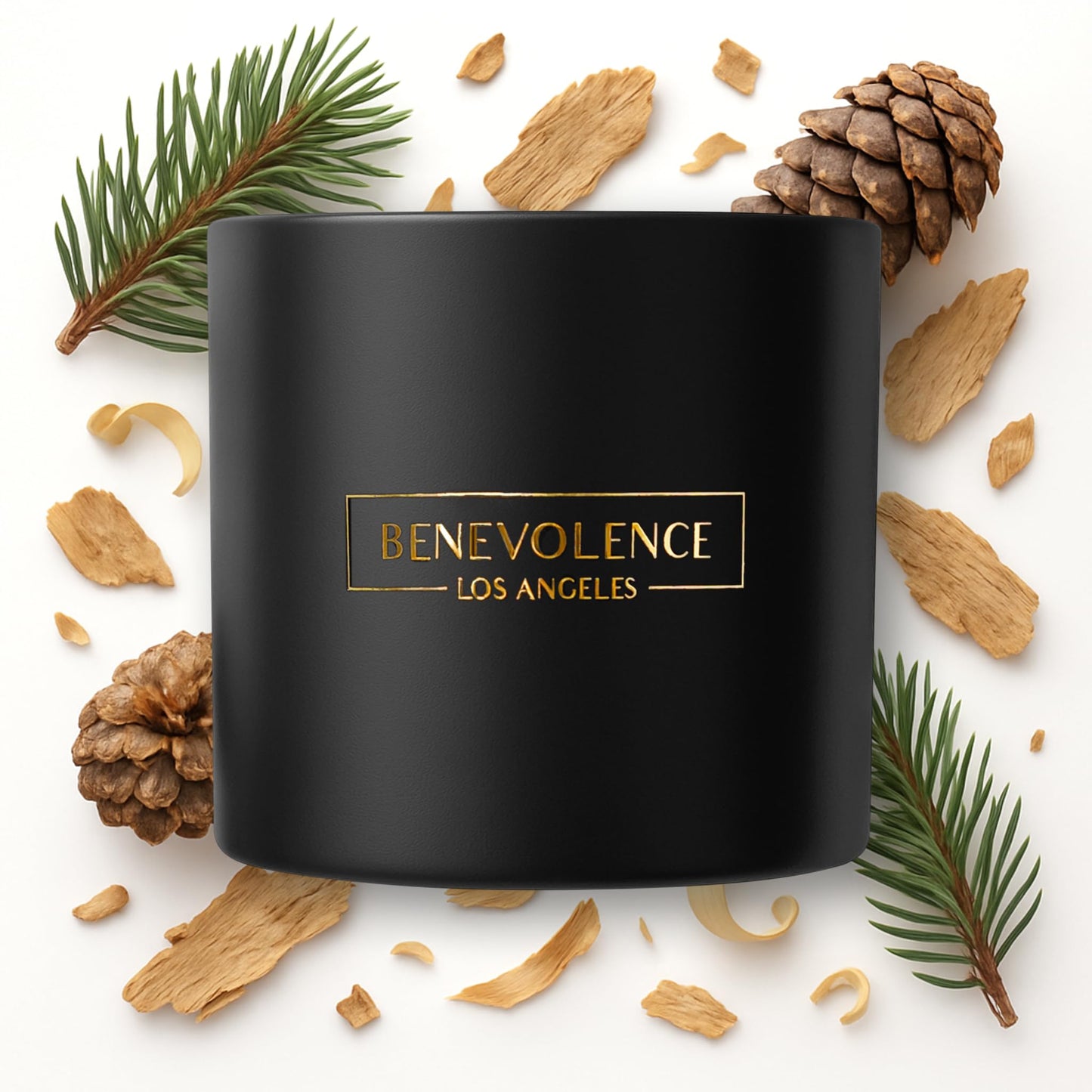 Benevolence LA Pine Wood Scented Candle | 14.5 oz | 45 Hour Burn