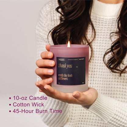 Benevolence LA Thank You Candles – 10 oz, 40-50h Burn | Fall Candles, Appreciation Gifts