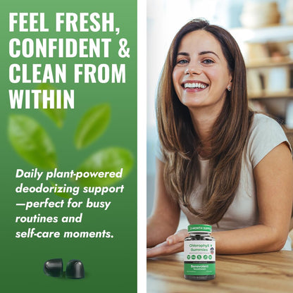 Chlorophyll Gummies – Detox & Immune Support, Sugar-Free | 60 Count