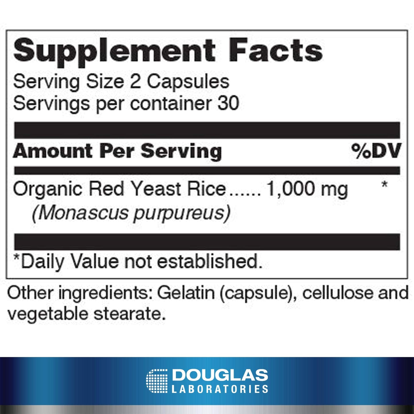 Douglas Laboratories Beni Koji Red Yeast Rice | Lipid Metabolism Support | 60 Capsules