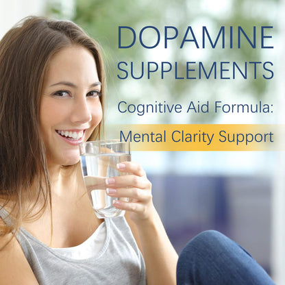 BENIX Dopamine Brain Food – 650mg L-Tyrosine for Focus & Mental Clarity – 60 Capsules
