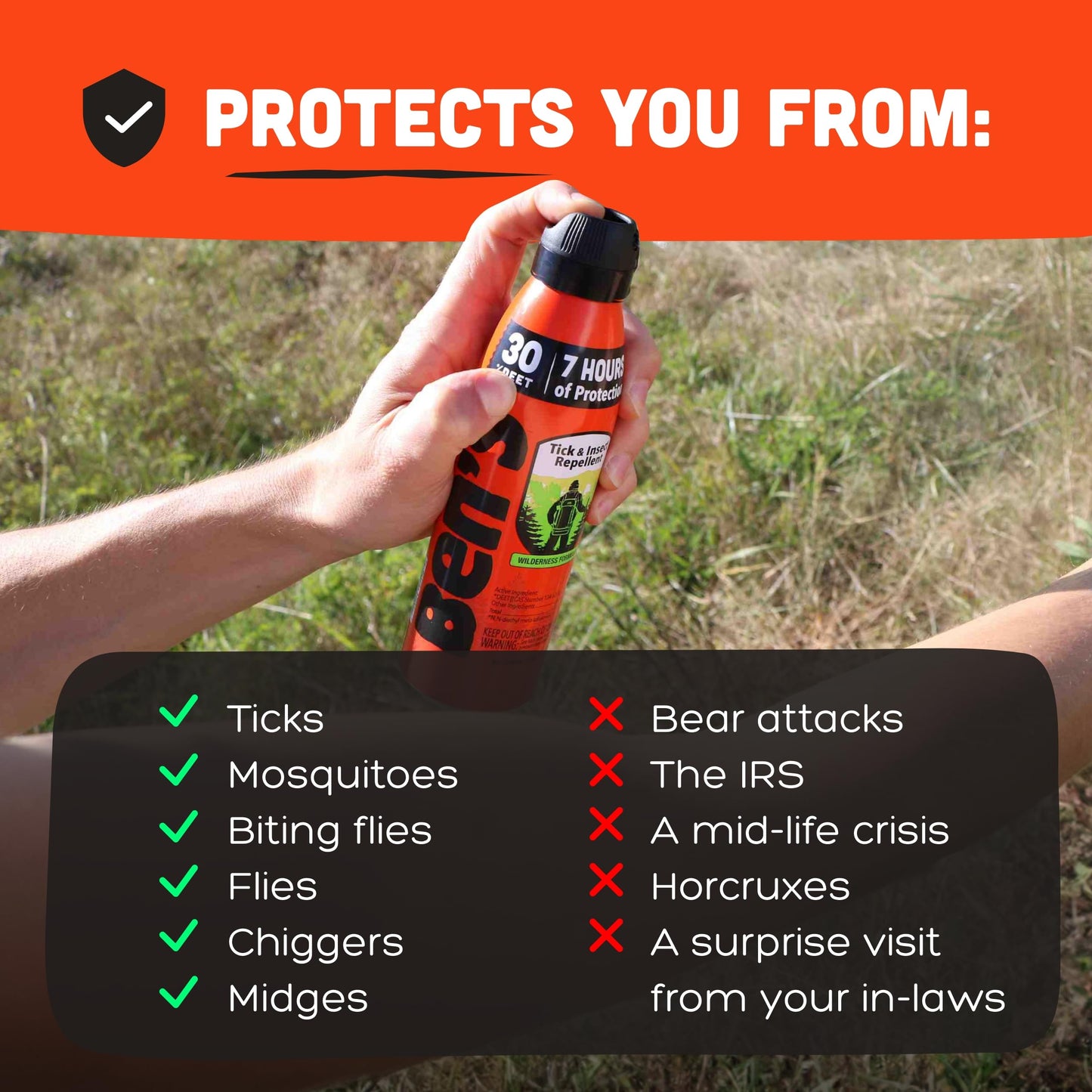 Ben's Tick & Insect Repellent Eco Spray – 30% DEET, Up to 7 Hours, Fragrance-Free, 6 oz (2 Pack)