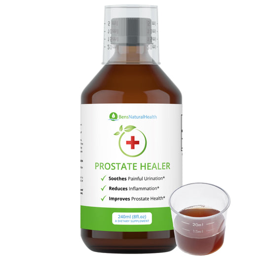 Ben's Prostate Healer – Herbal Tincture for Prostate & Urinary Health, 8 oz BritishVita | Premium UK Vitamins & Wellness Supplements