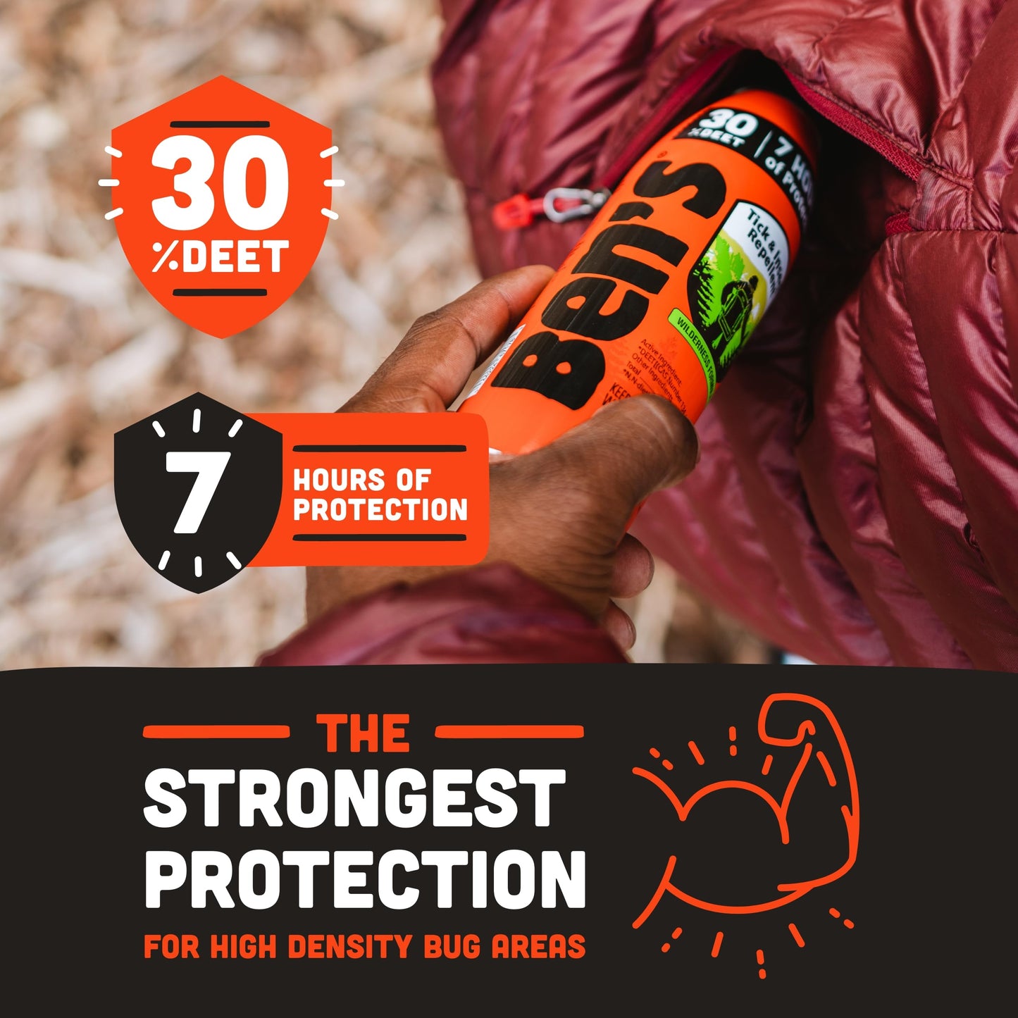 Ben's Tick & Insect Repellent Eco Spray – 30% DEET, Up to 7 Hours, Fragrance-Free, 6 oz (2 Pack)