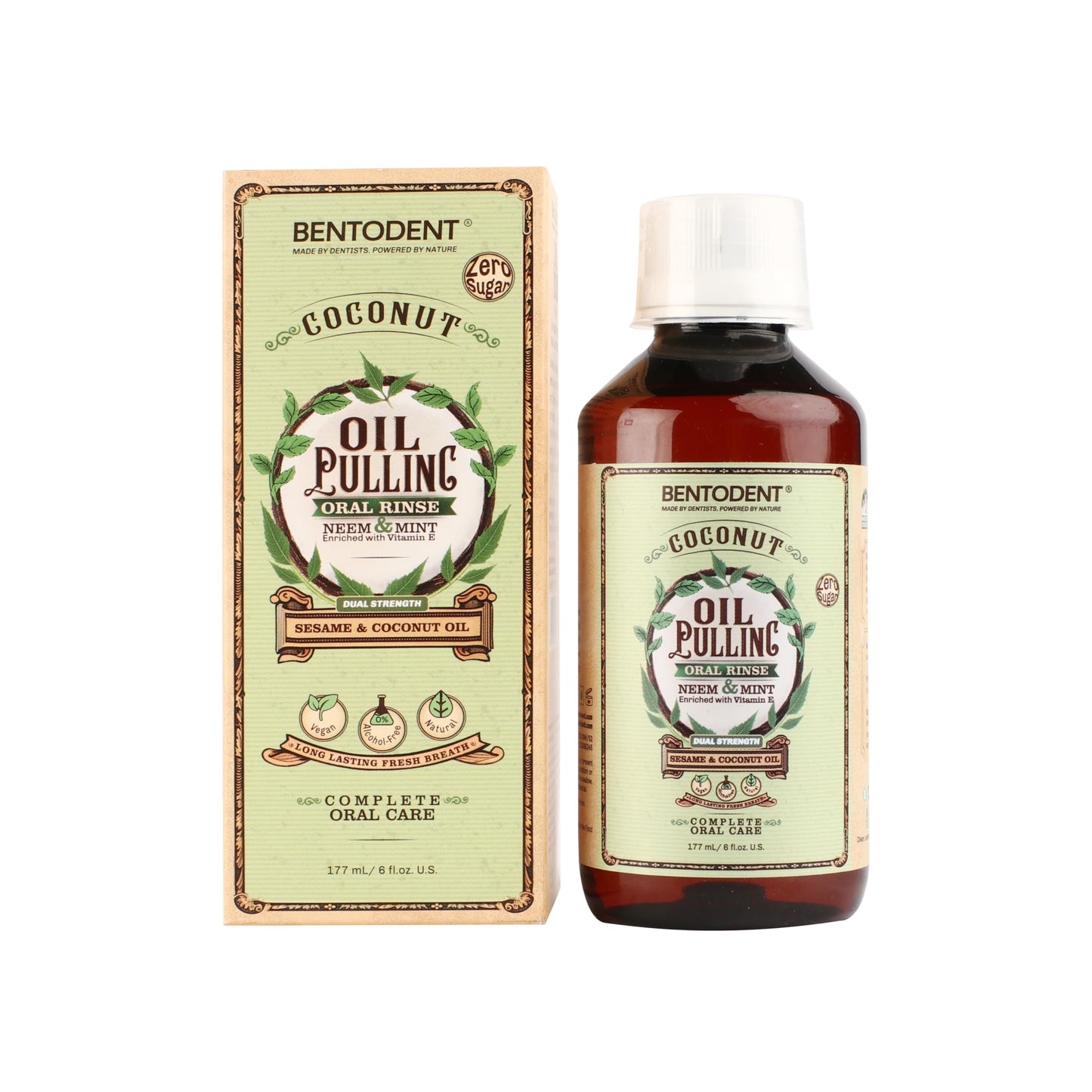 Bentodent Fluoride Free Mineral Toothpaste with Bentonite & Oil Pulling