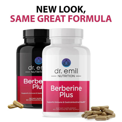 Berberine 500mg Capsules – Dr. Emil Nutrition | Made in USA | 30-Day Supply