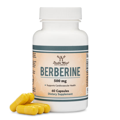 Berberine 500mg 60 Capsules – AMPK Activator for Cardiovascular Health