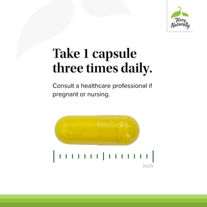 Terry Naturally Berberine - Liver Health & Metabolism Support | 60 Capsules (Pack of 2)