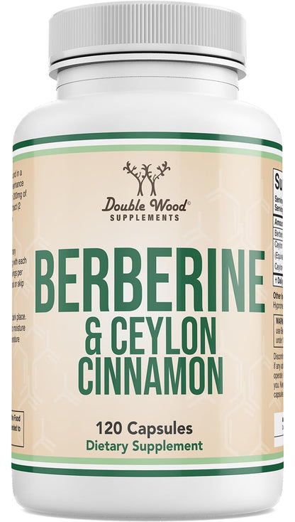 Berberine with Ceylon Cinnamon – 120 Capsules | Metabolic Health