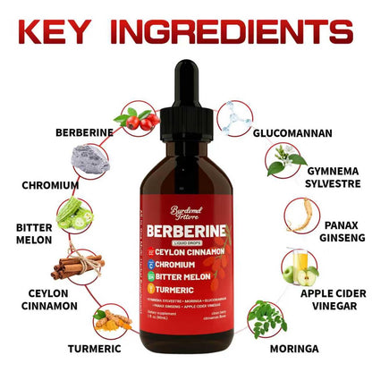 Berberine Drops with Ceylon Cinnamon - Immune & Metabolic Support (4 oz)