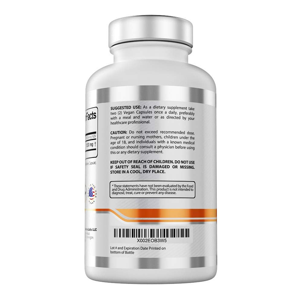 Smart Nutra Labs Berberine HCL 1200mg - 180 Vegan Capsules | Non-GMO, Gluten Free