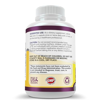 Simply Nature’s Pure Berberine HCl 500mg - 120 Capsules | Heart & GI Support
