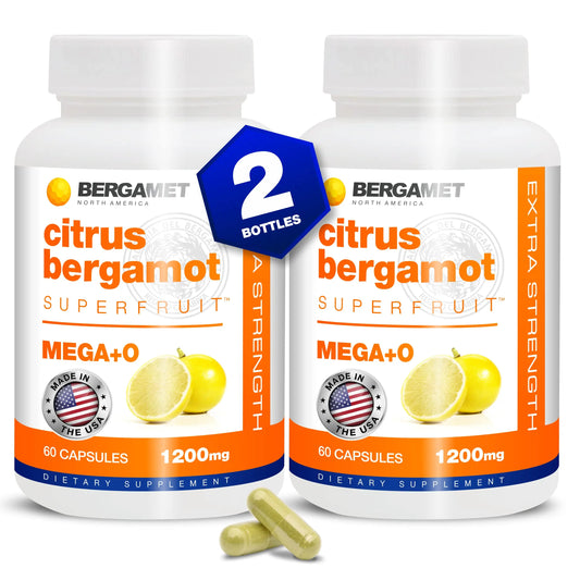 BergaMet Citrus Bergamot Supplement | 170:1 Extract, 1200mg per Serving, 80% Polyphenols BritishVita | Premium UK Vitamins & Wellness Supplements