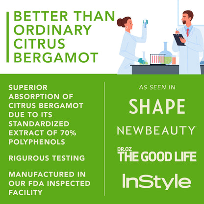 Plant.O Citrus Bergamot 1200mg – 70% Polyphenols | Heart Health
