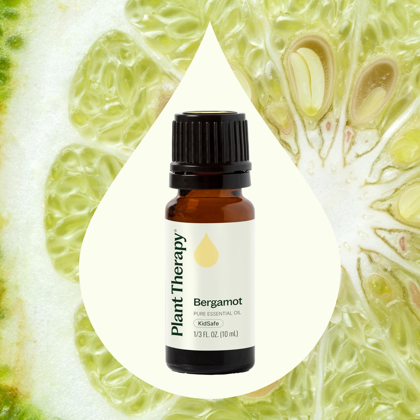 Plant Therapy Bergamot Essential Oil 100% Pure, Undiluted, Natural, Therapeutic Grade – 10 mL (1/3 oz)