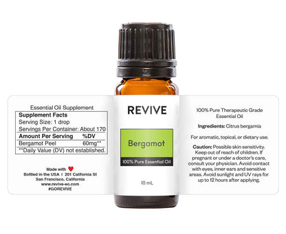 Bergamot Essential Oil | REVIVEEO by Revive Essential Oils | 100% Pure Therapeutic Grade