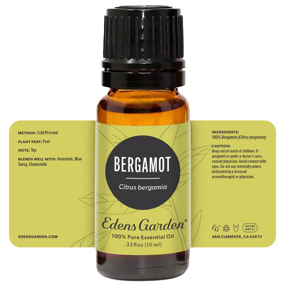 Edens Garden Bergamot Essential Oil – 100% Pure, Premium Grade, 10 ml