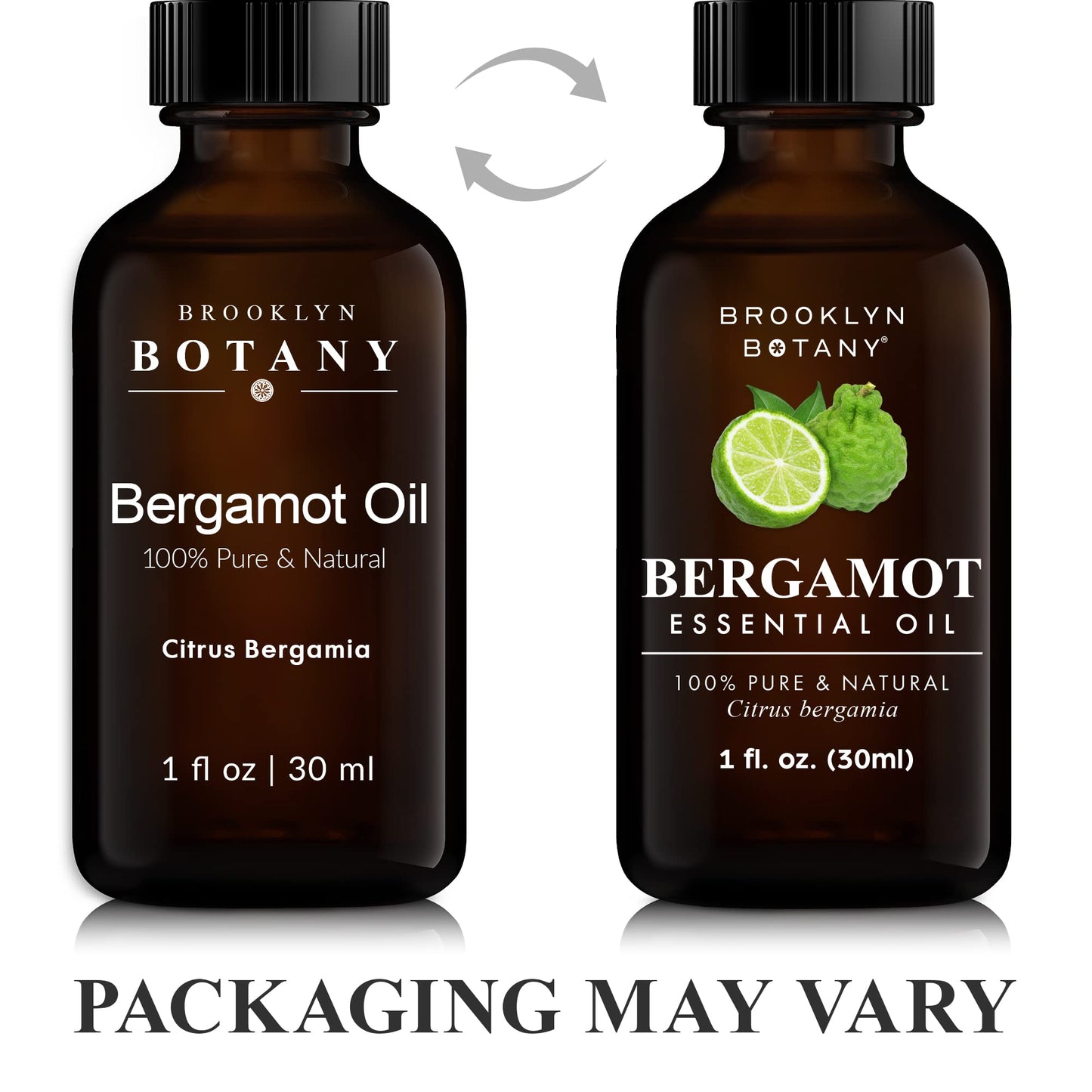 Brooklyn Botany Bergamot Essential Oil - 100% Pure & Premium Grade - 1 Fl Oz
