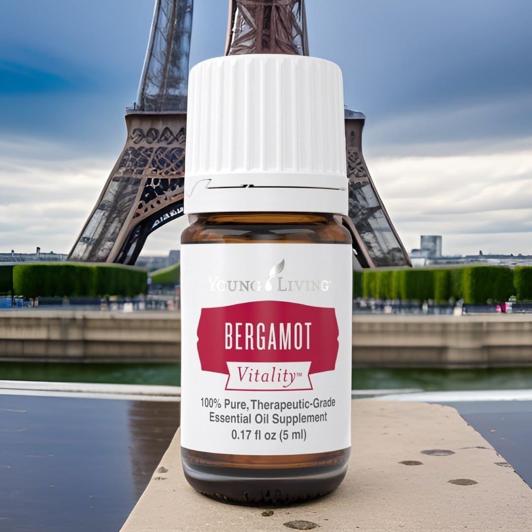 Young Living Bergamot Vitality Essential Oil 5ml – Uplifting Citrus Flavor for Cooking