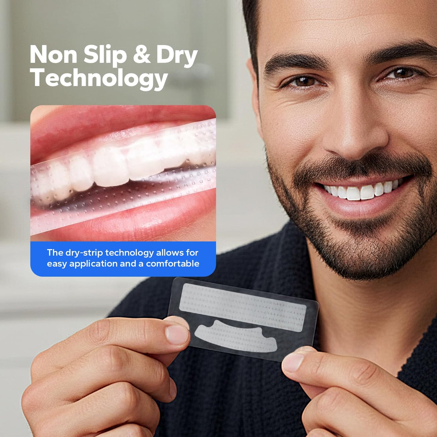 Berlix Teeth Whitening Strips - 32 Count (16 Treatments) | Enamel Safe & Gentle