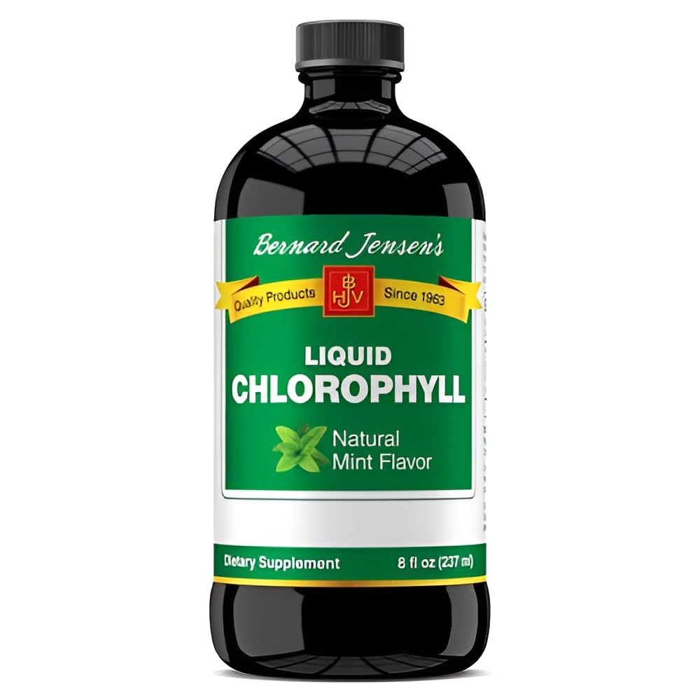 Bernard Jensen's Chlorophyll Liquid Mint Flavor - 16 Fl Oz