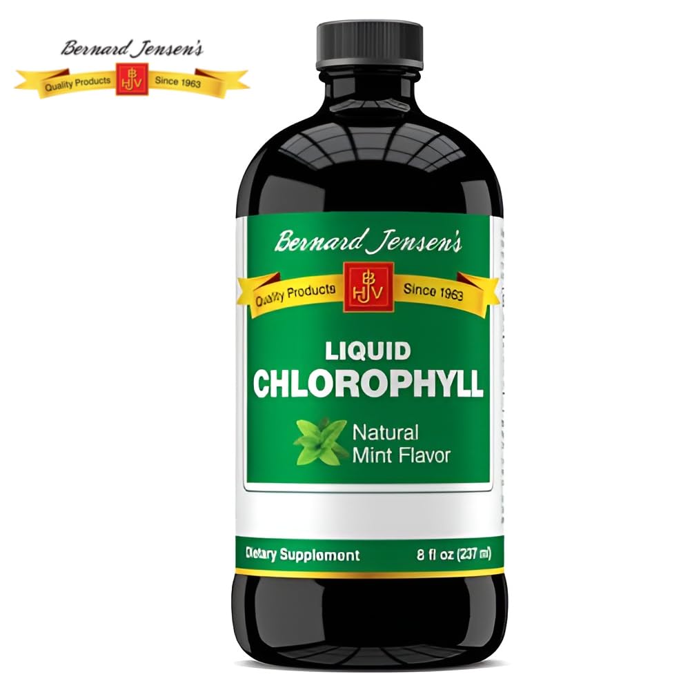 Bernard Jensen's Chlorophyll Liquid Mint Flavor - 16 Fl Oz