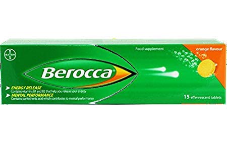 Berocca Performance 15 Orange Tablets - Energy & Mental Focus