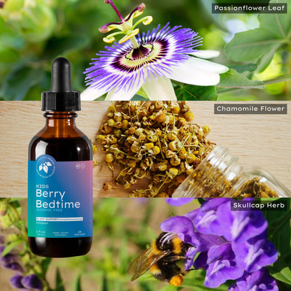 Berry Bedtime Drops for Kids – Melatonin & Herbal Sleep Support (2 oz) | Mountain Meadow Herbs