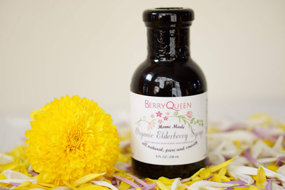 Berryqueen Organic Elderberry Syrup – Immunity Booster (8 oz)